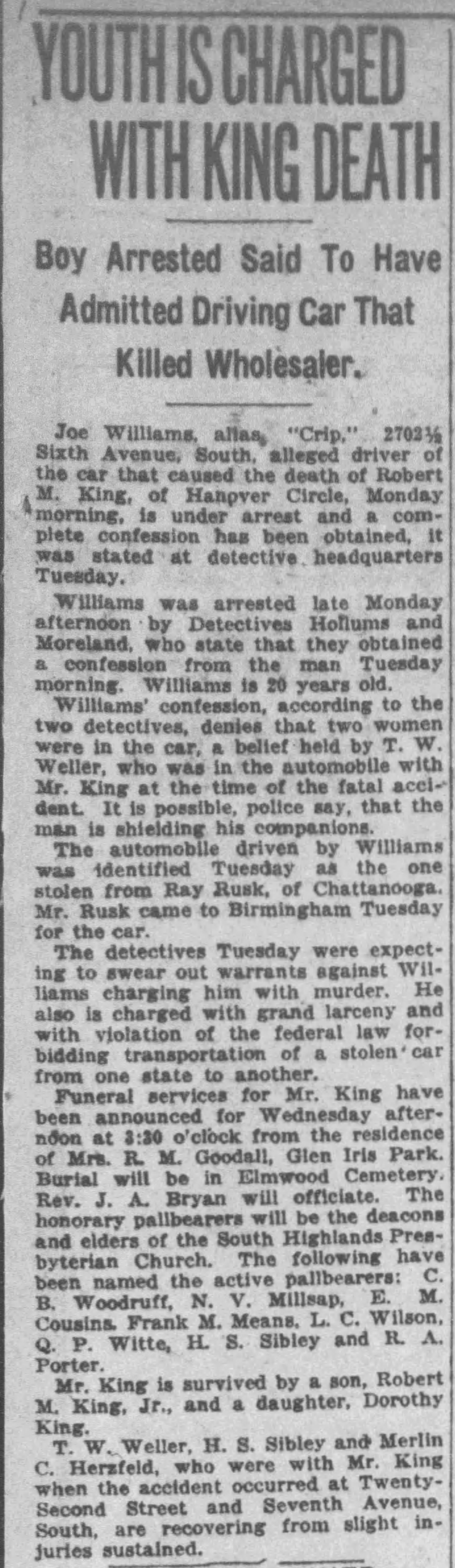 Robert M. King obituary